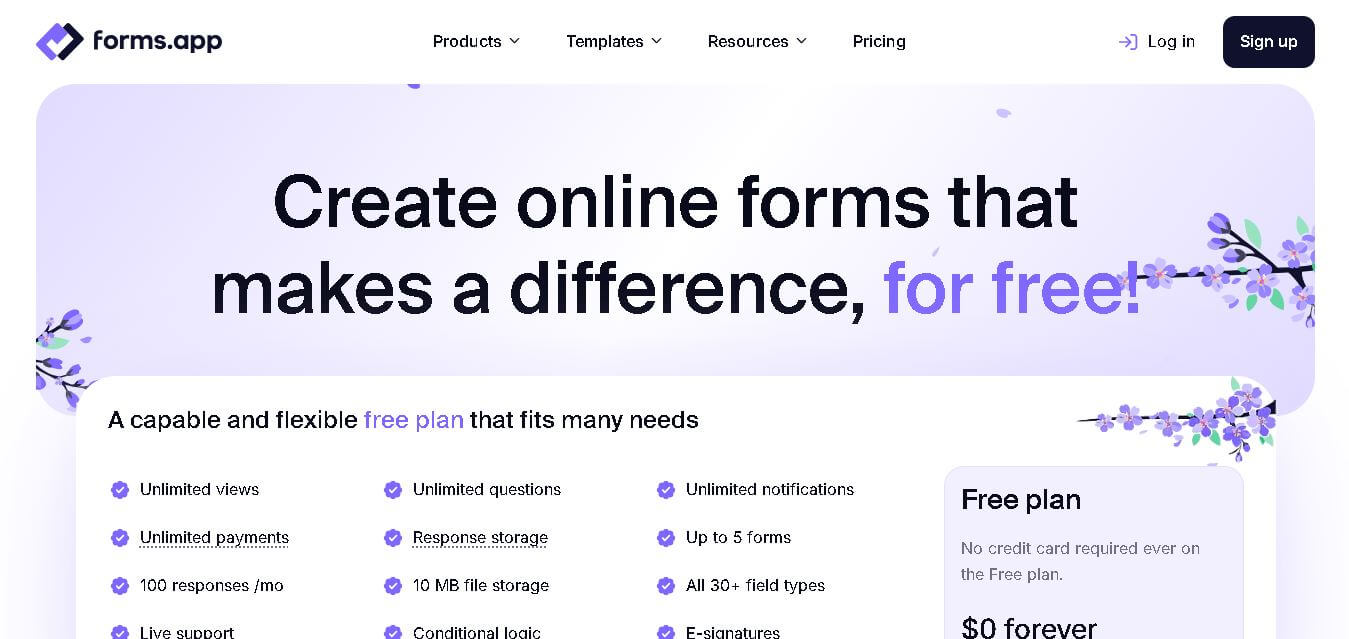 Forms.app preview