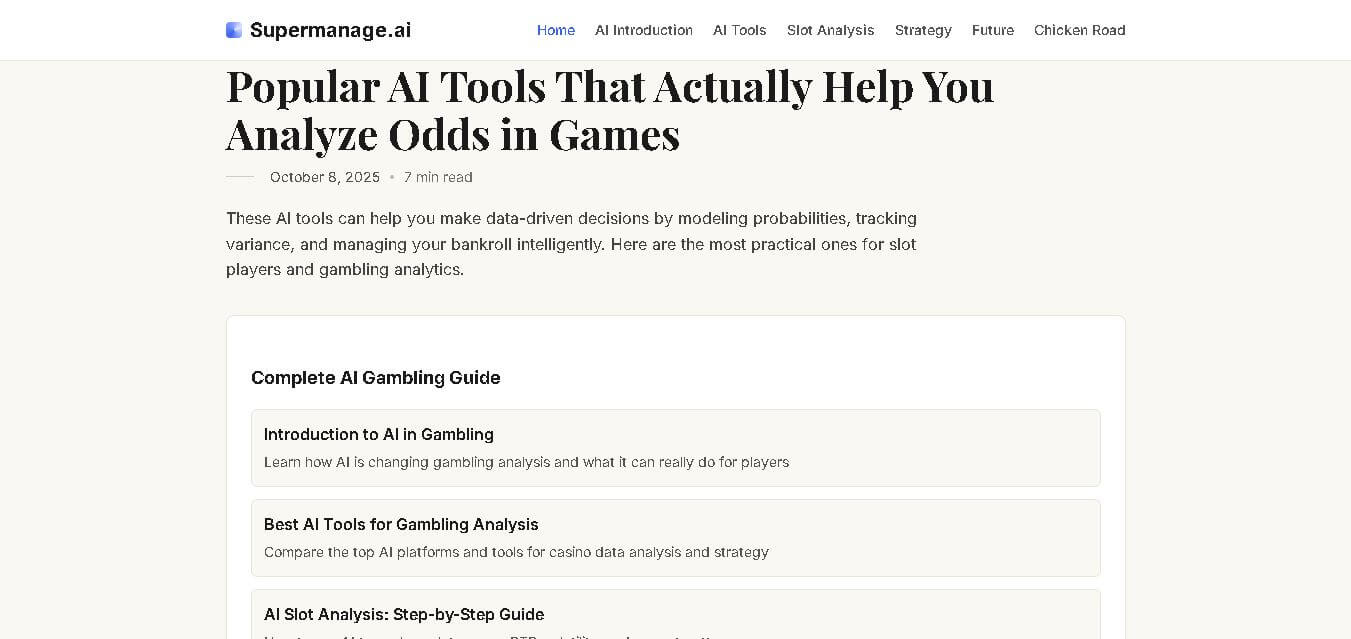 Supermanage AI preview