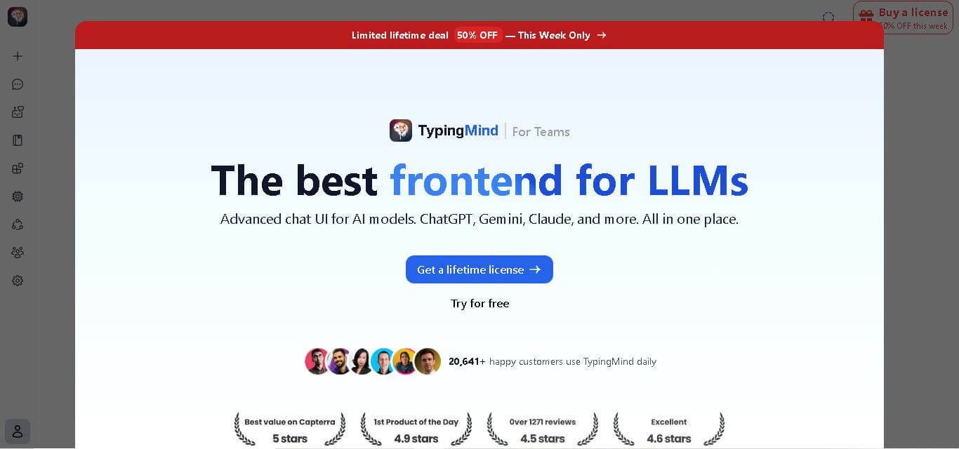 TypingMind featured screenshot