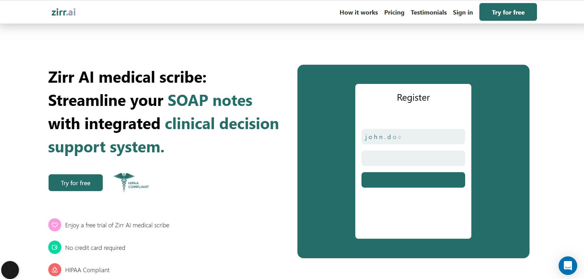 Zirr AI Medical Scribe featured screenshot